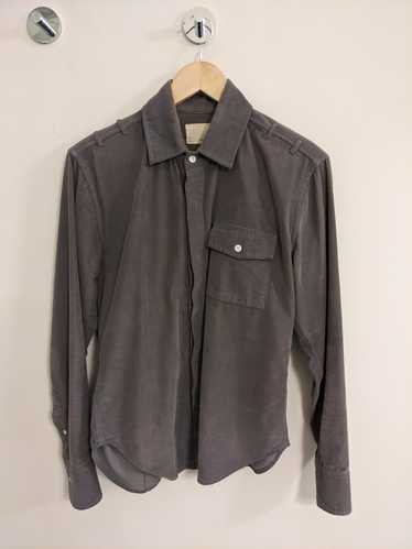 Band Of Outsiders Grey Corduroy Shirt - image 1