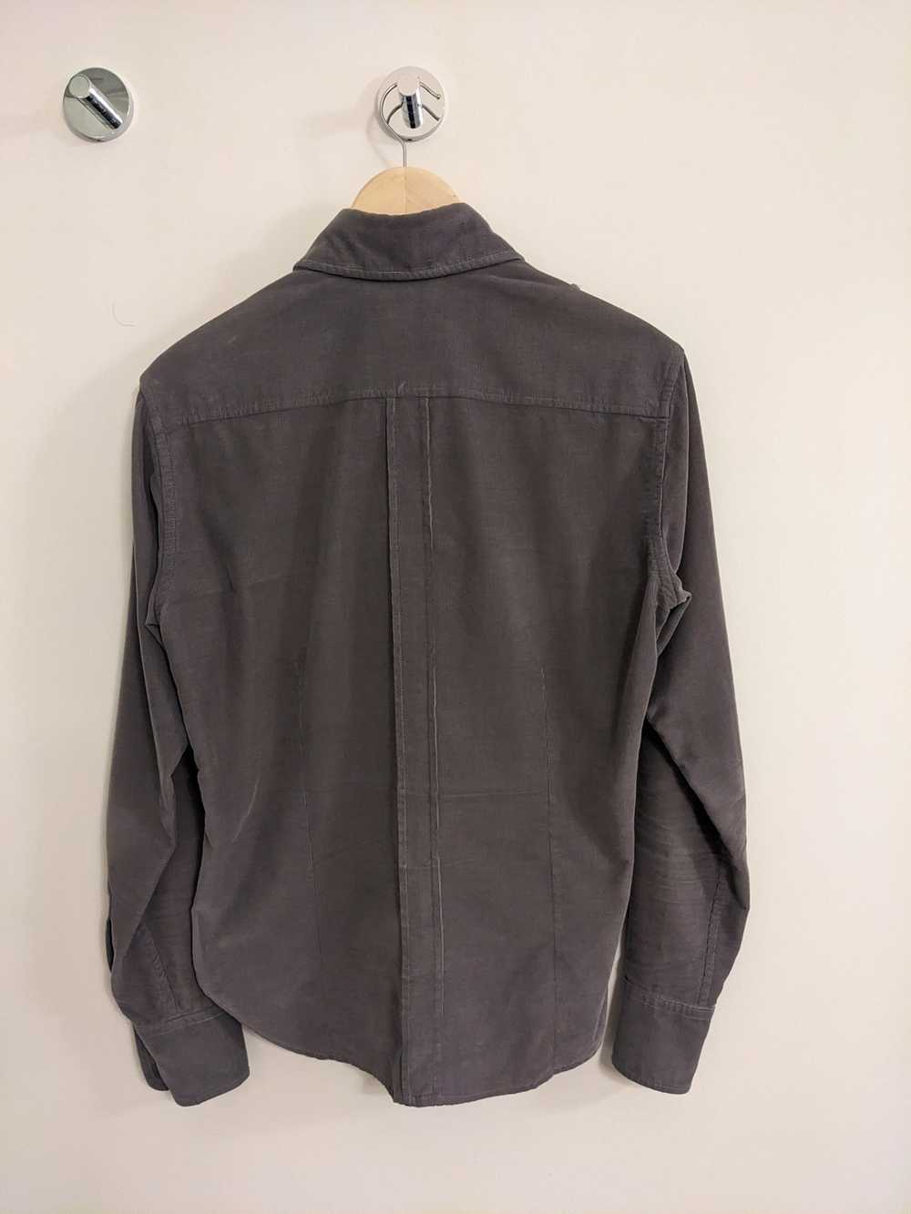 Band Of Outsiders Grey Corduroy Shirt - image 2