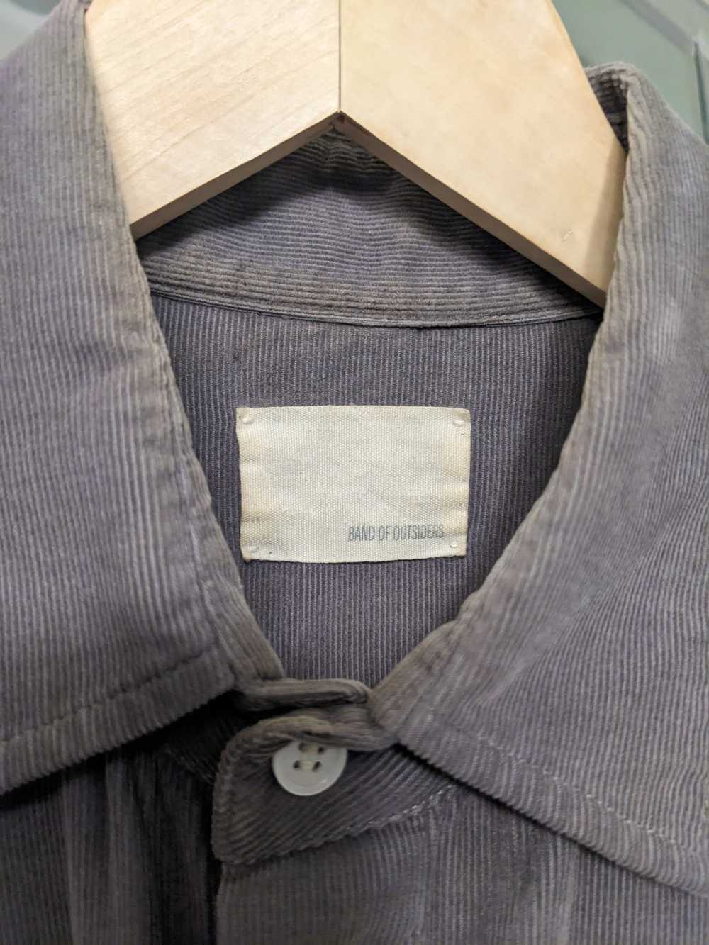 Band Of Outsiders Grey Corduroy Shirt - image 3