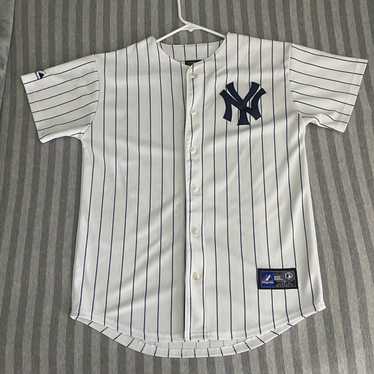 MITCHELL & NESS New York Yankees Derek Jeter 1995 Authentic Pullover Jersey  ABPJ3003-NYY95DJTNAVY - Karmaloop