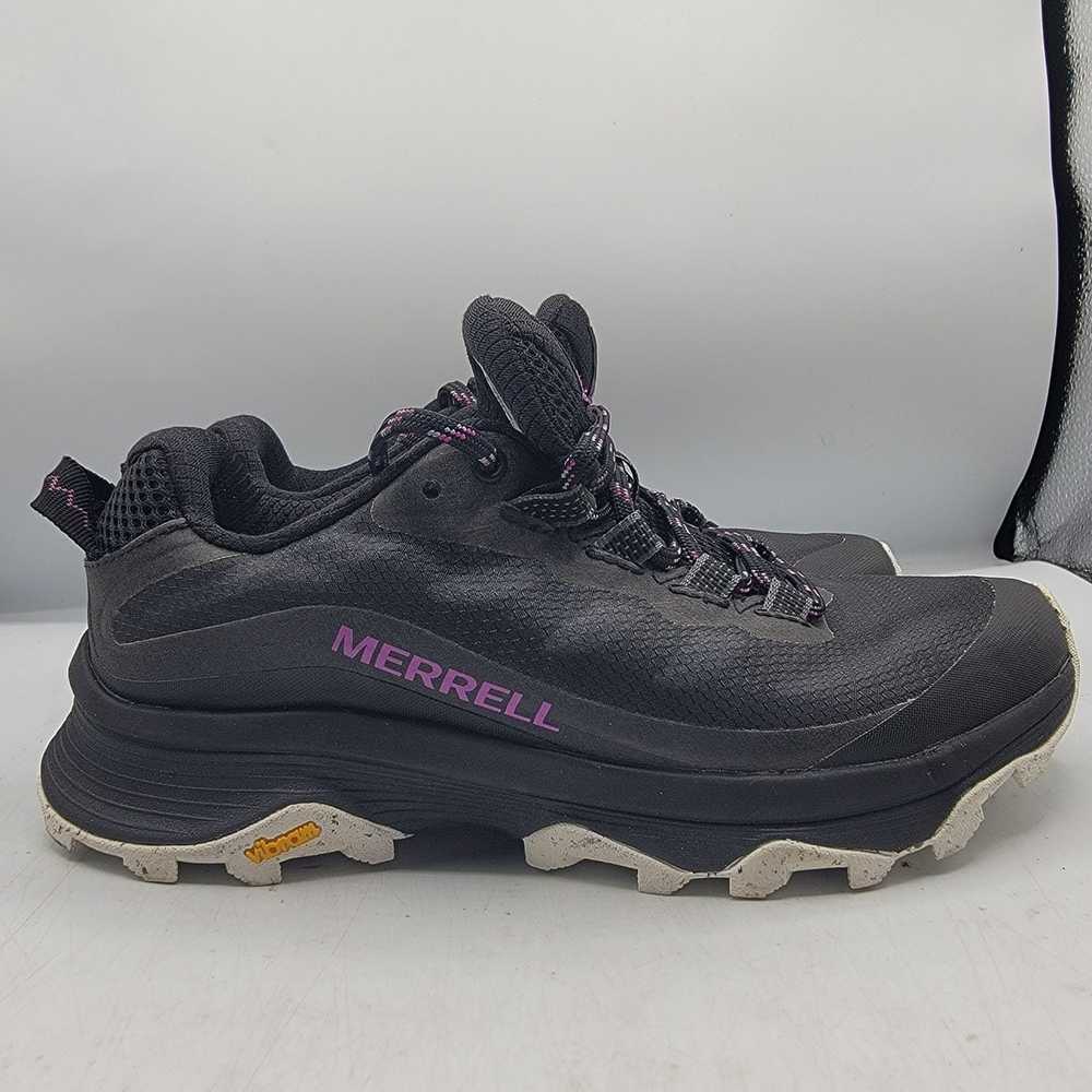 Merrell Merrell Womens 5 Moab Speed Black Vibram … - image 7