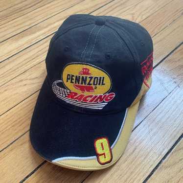 NASCAR Pennzoil Racing #9 Roush NASCAR Hat 🧢 🏎️�