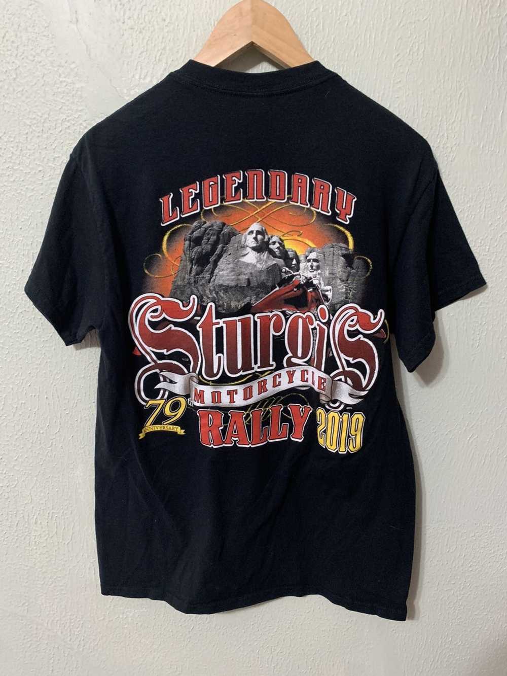 Tee Shirt × Vintage Vintage Sturgis Bike Rally 79… - image 1