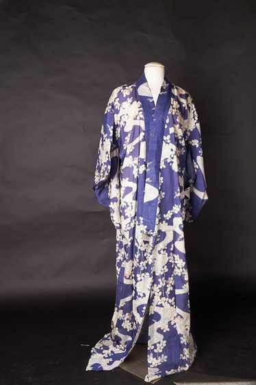 Vintage 1950s Japanese Summer Yukata Kimono