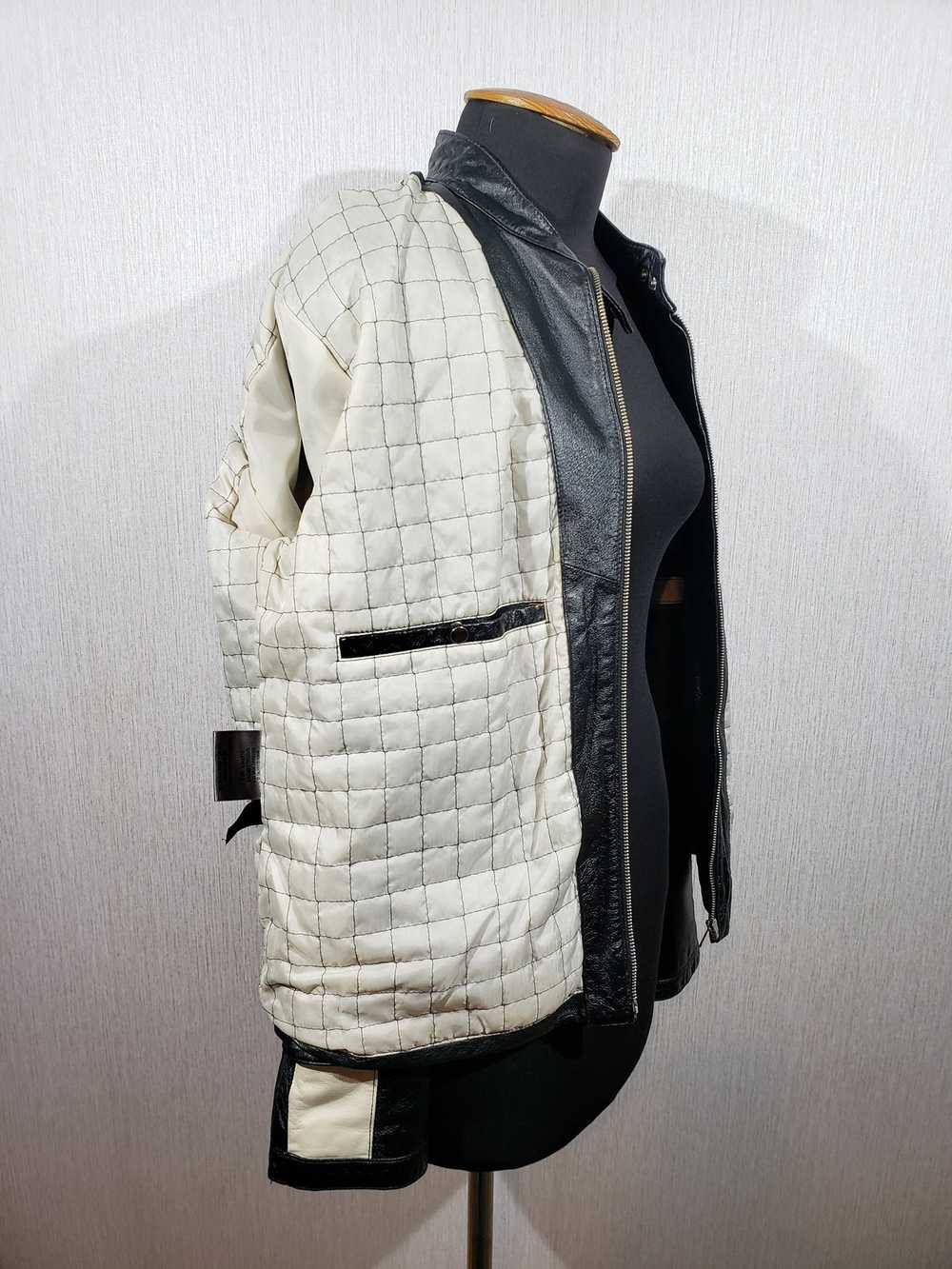 Band Tees × Designer Stylish black leather jacket… - image 7