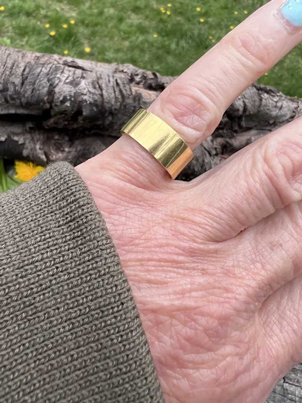 Tiffany & Co 18K Yellow Gold Cigar Band - image 3