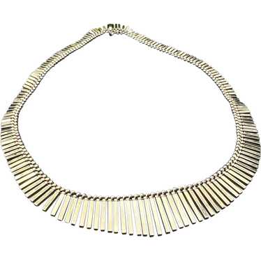 Buy 14k Italian Tri Color Gold Cleopatra Festival Choker Necklace Estate  Online in India - Etsy