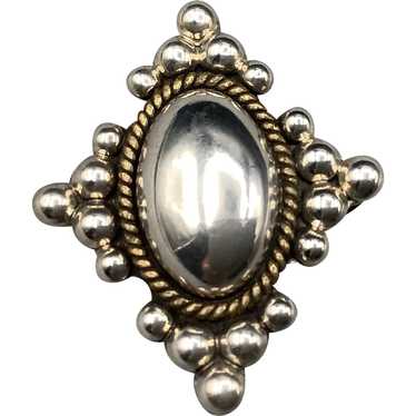 925 Sterling Silver Dual Brooch and Pendant TB 17… - image 1