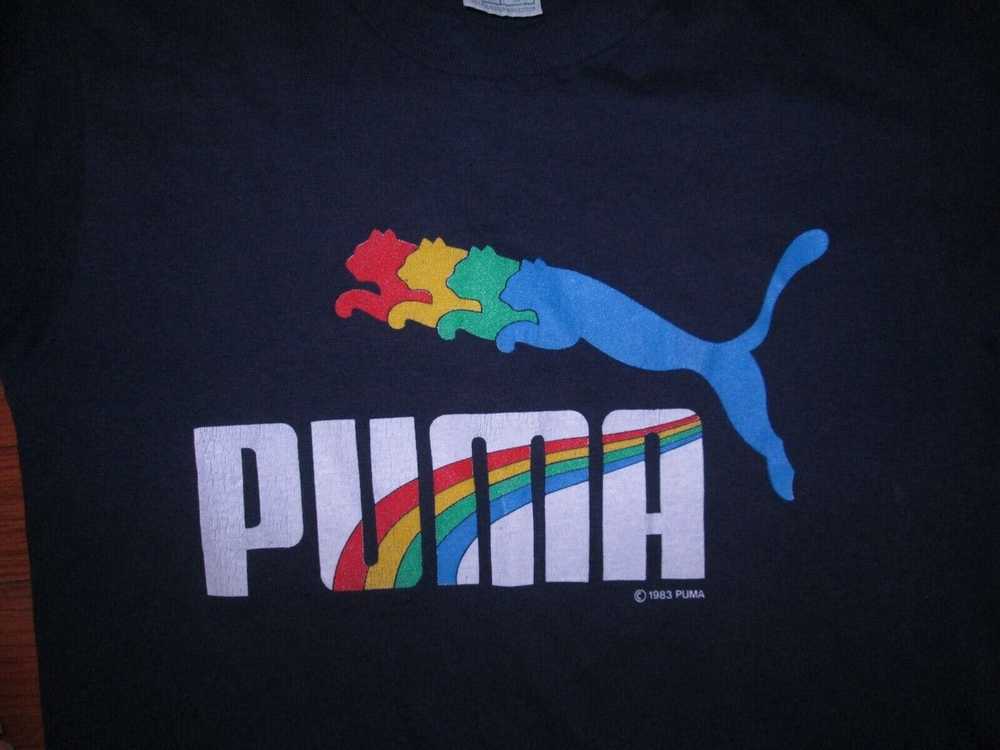 Puma AUTHENTIC Vintage 1980s 1983 PUMA Rainbow sh… - image 2