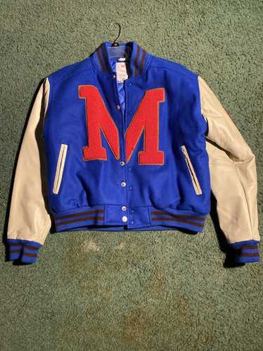 Vintage Mingo Letterman Jacket Blue