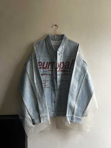 Balenciaga RARE* balenciaga 18ss plastic denim ja… - image 1