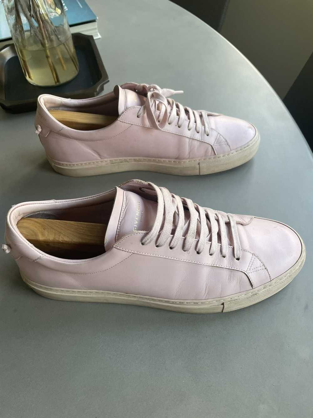 Givenchy Givenchy Pale Pink Leather low tops - image 2