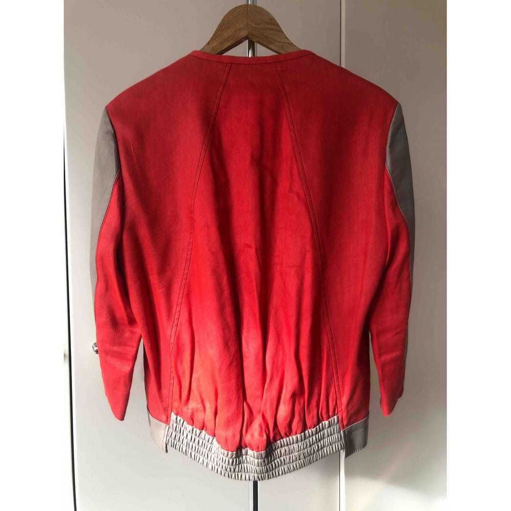 Helmut Lang Linen biker jacket - image 2