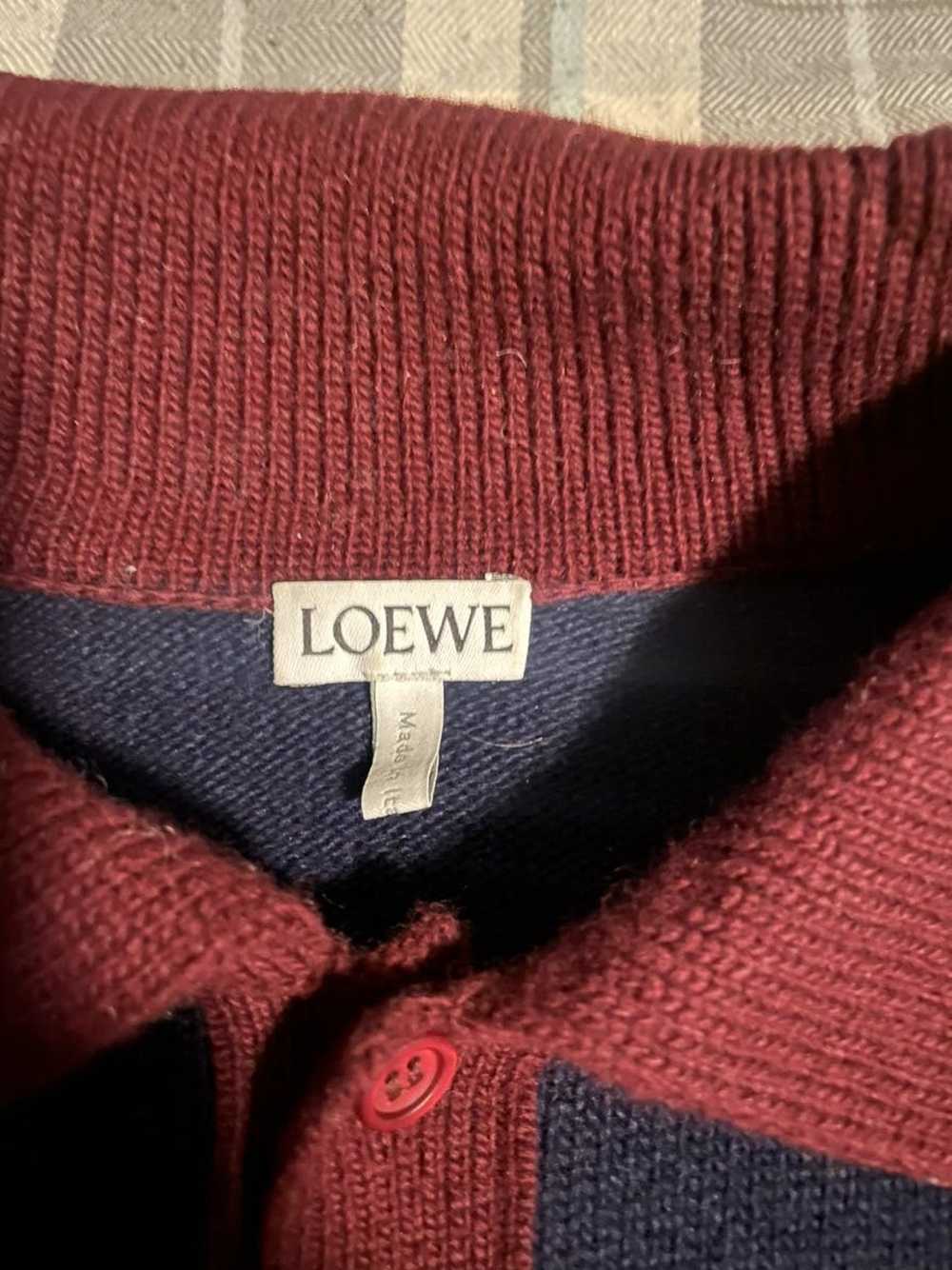 Loewe Wool Color-block Long Polo - image 2