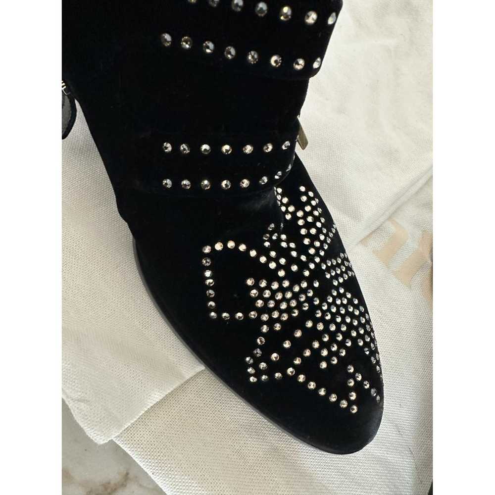 Chloé Velvet ankle boots - image 9