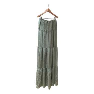 Semicouture Silk maxi skirt