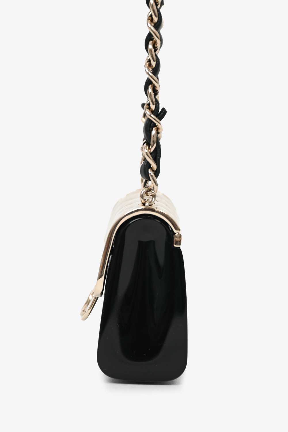 Pre-loved Chanel™ Black/Gold Mini Purse Necklace - image 5