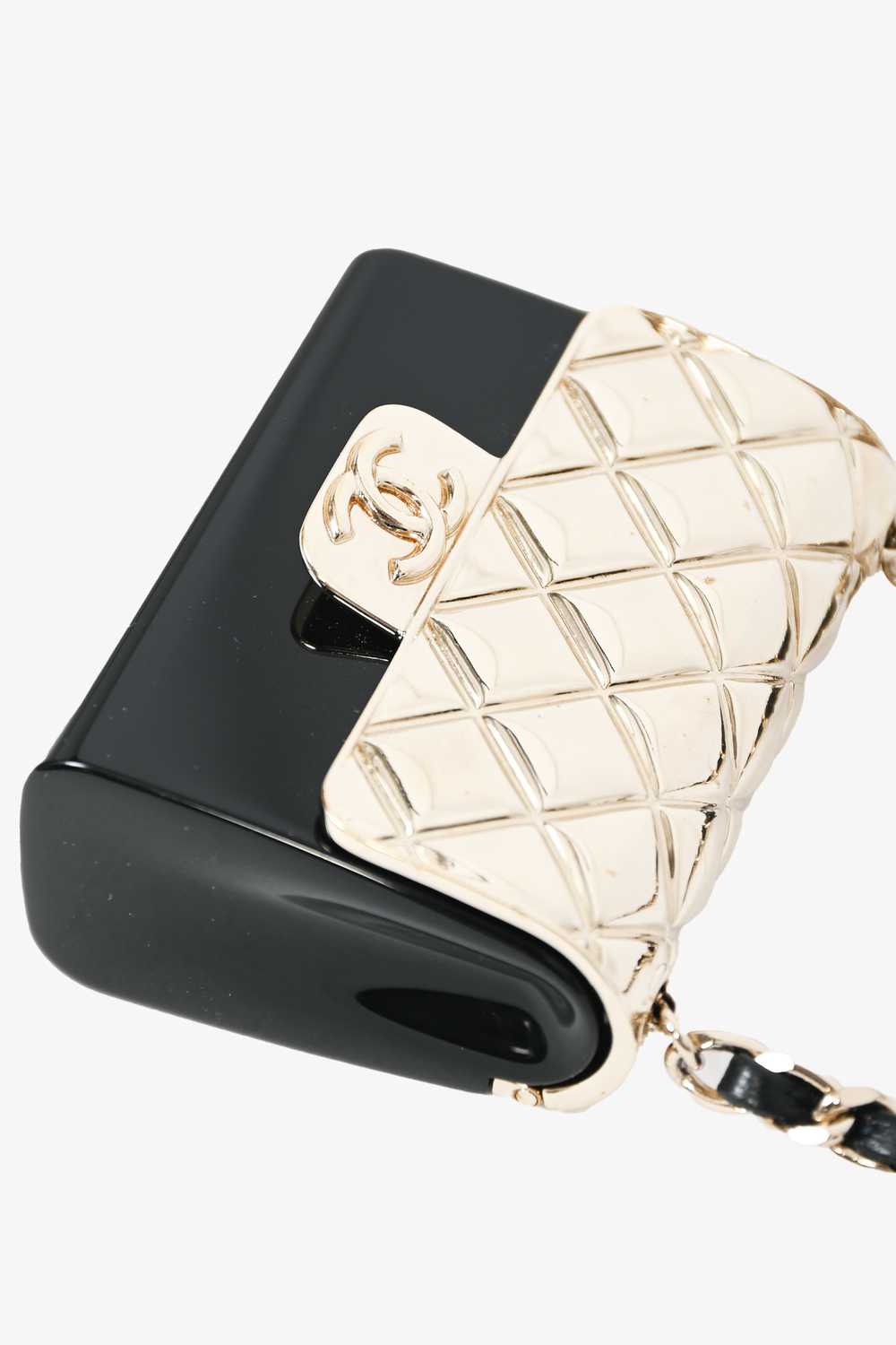Pre-loved Chanel™ Black/Gold Mini Purse Necklace - image 6