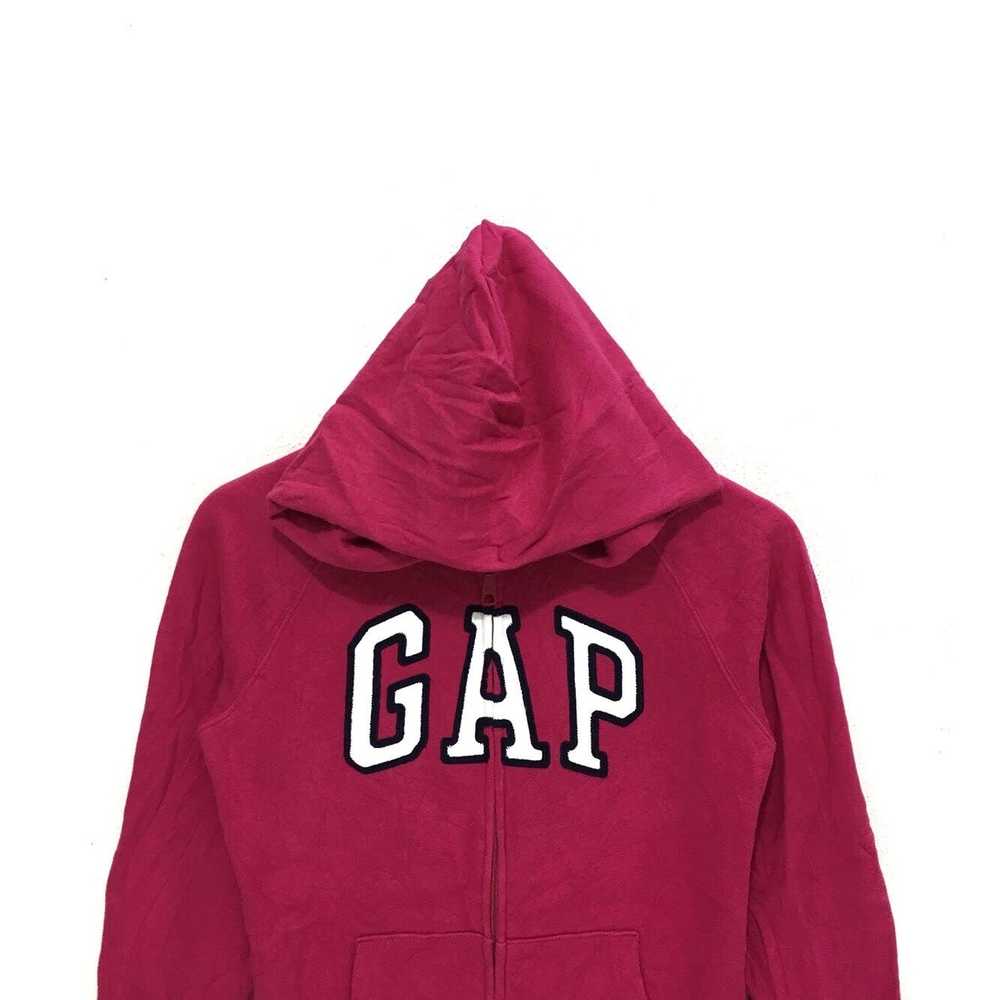 Gap Vintage Pink GAP USA Hoodie Zip Up Sweater Bi… - image 2