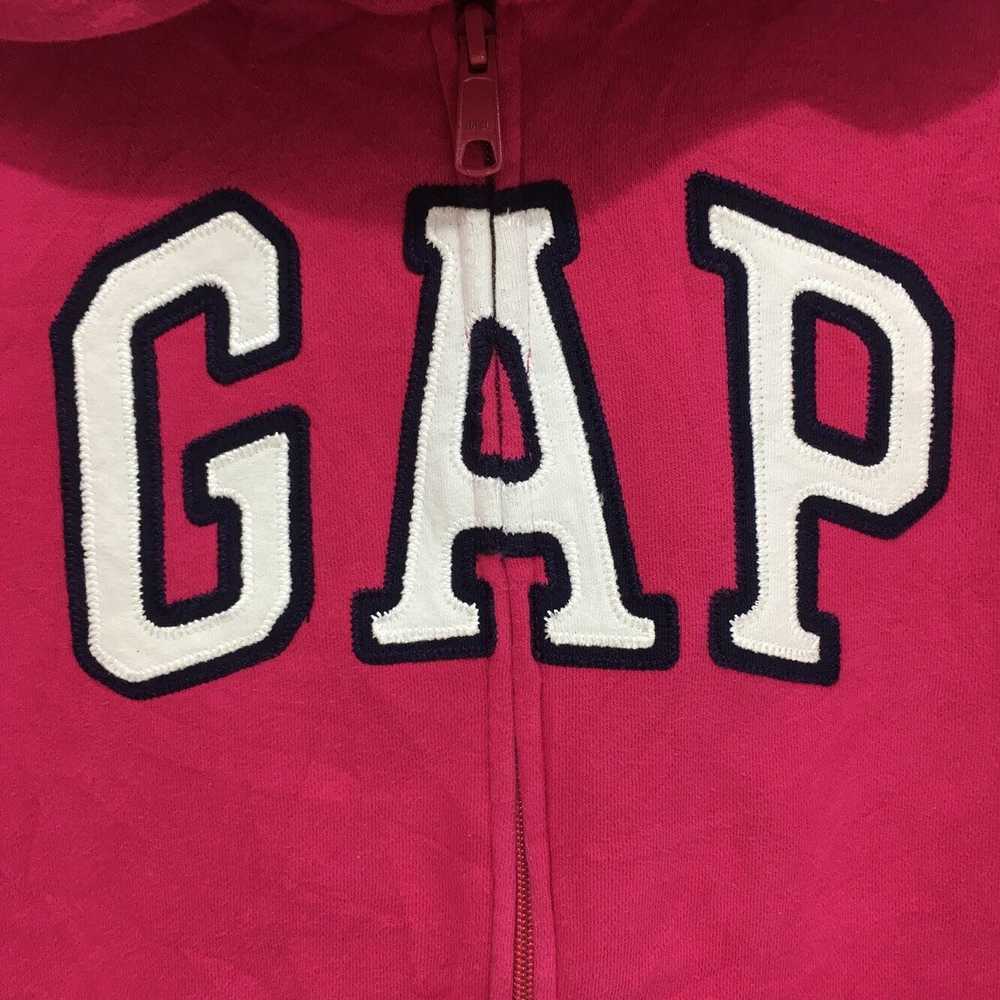 Gap Vintage Pink GAP USA Hoodie Zip Up Sweater Bi… - image 3