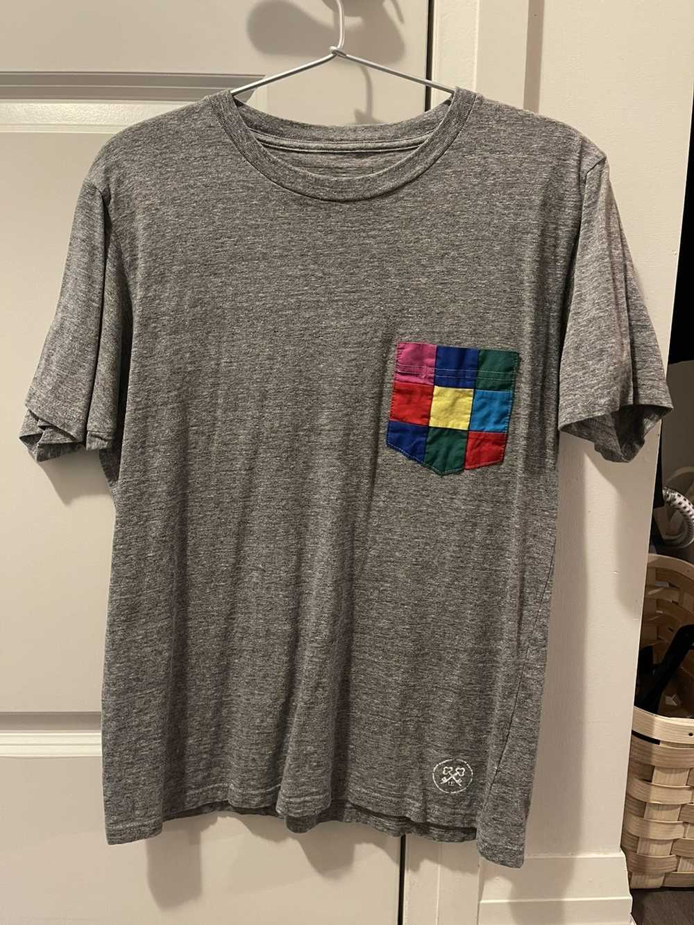 Uniform Experiment Rainbow pocket t-shirt - image 1