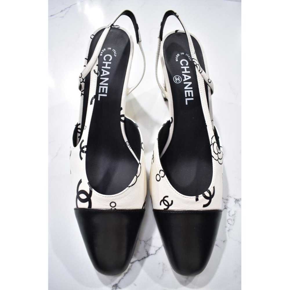 Chanel Slingback leather sandal - image 10