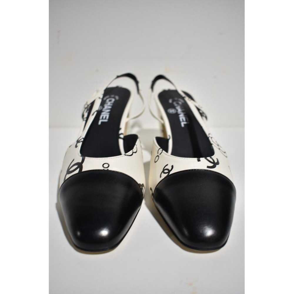 Chanel Slingback leather sandal - image 11