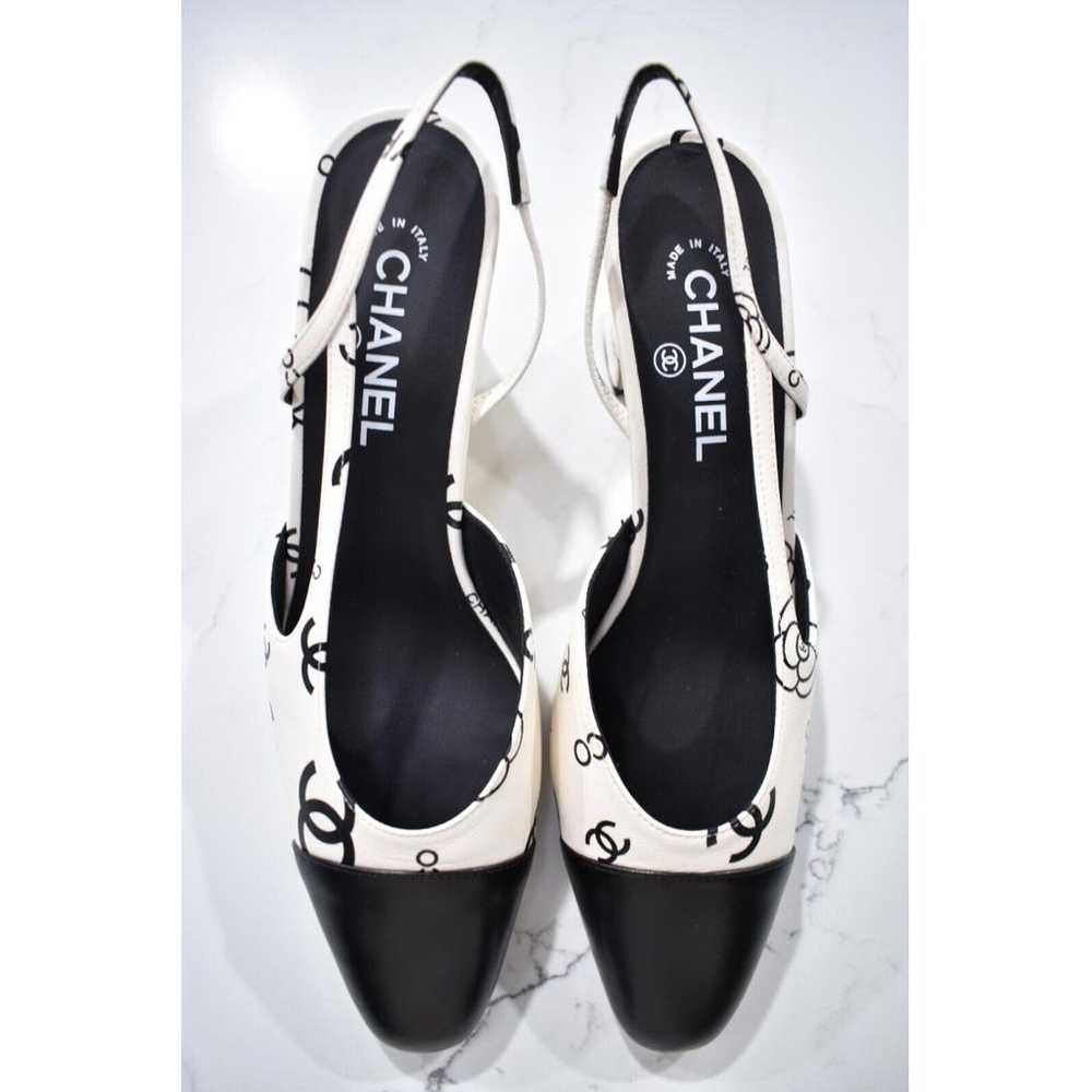 Chanel Slingback leather sandal - image 12