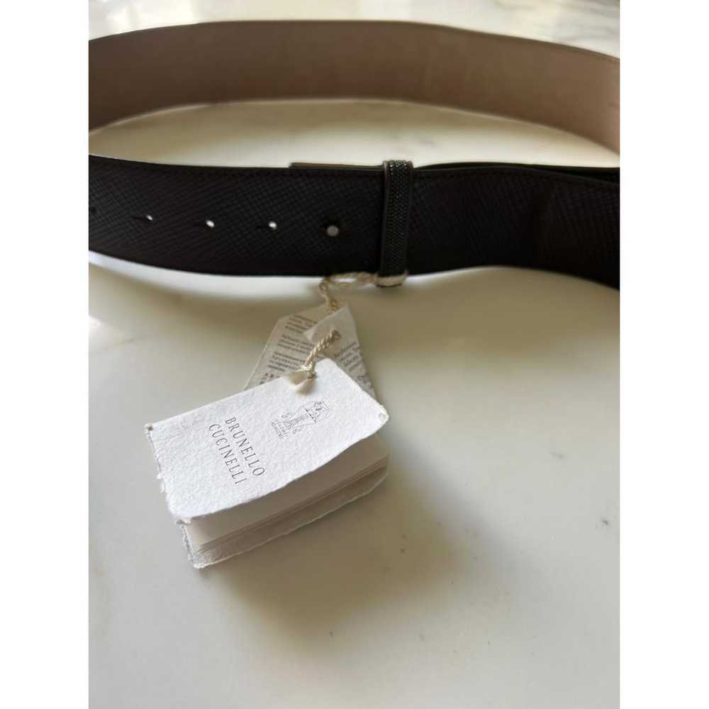 Brunello Cucinelli Leather belt - image 2