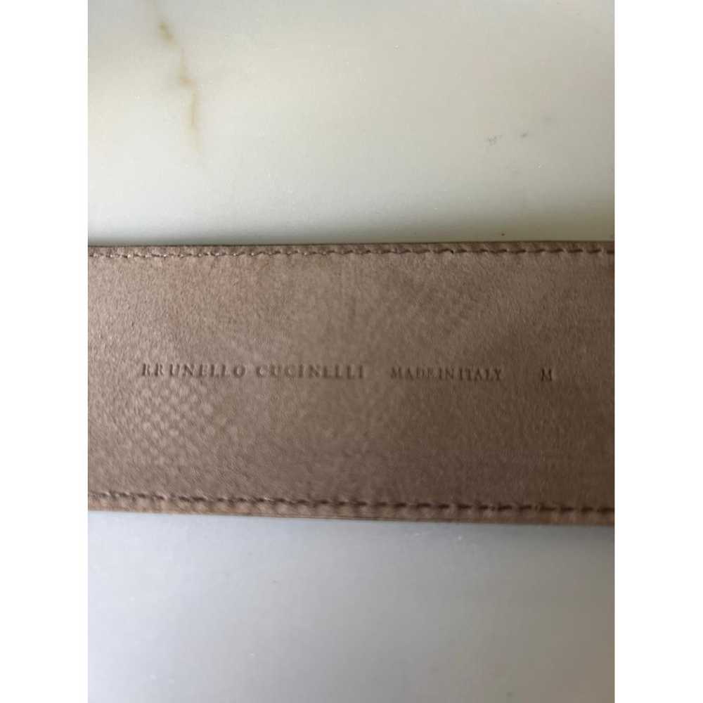 Brunello Cucinelli Leather belt - image 4