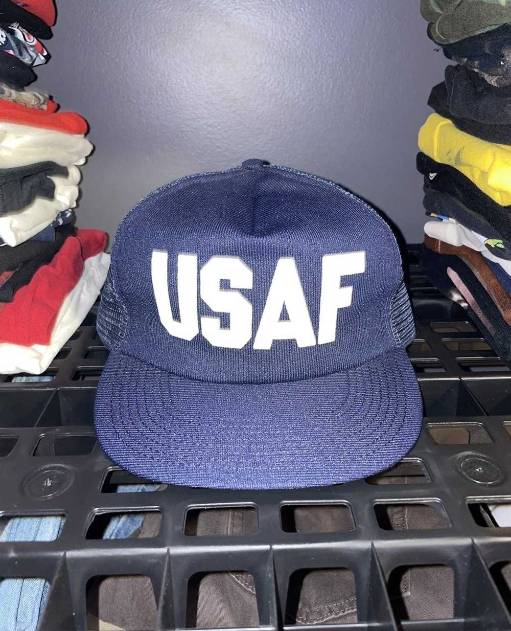 Trucker Hat × Us Air Force × Vintage Vintage US A… - image 1