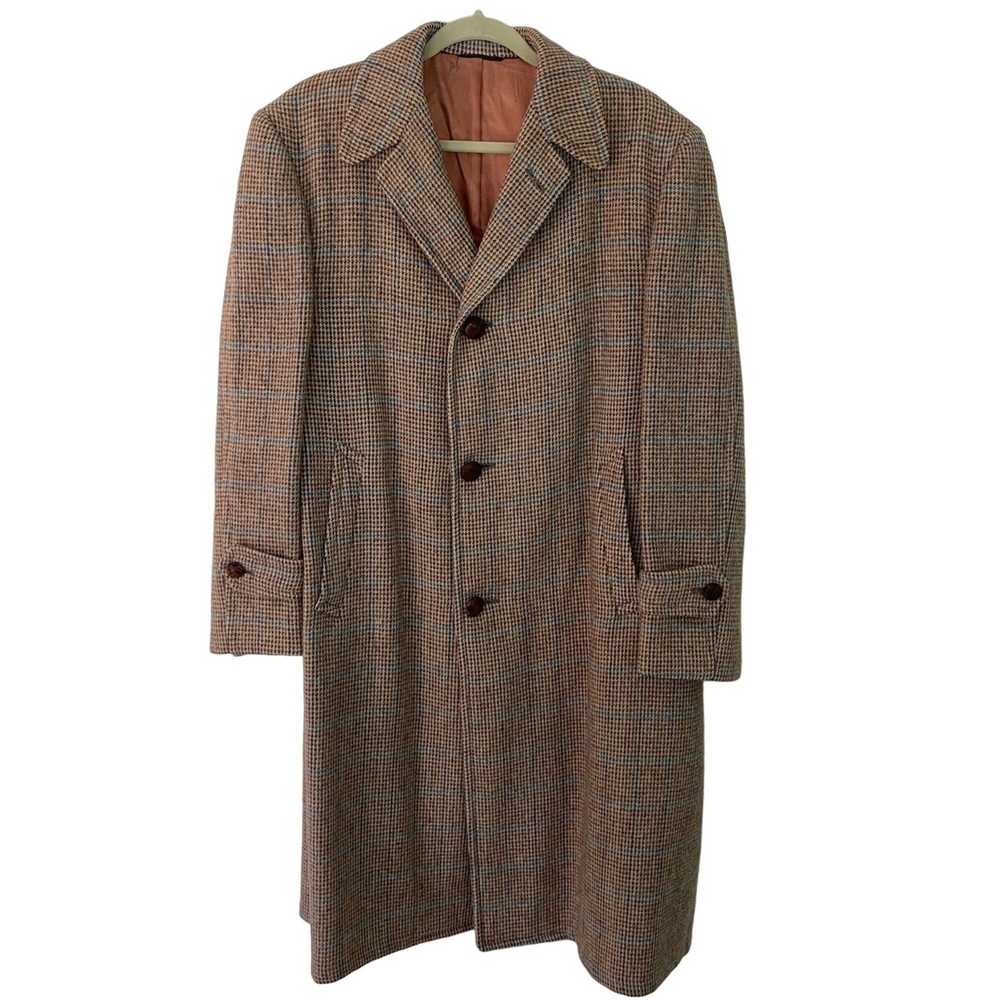 Harris Tweed Harris Tweed Vintage Mens Overcoat S… - image 1