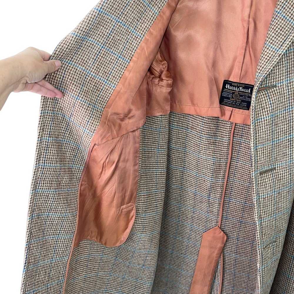 Harris Tweed Harris Tweed Vintage Mens Overcoat S… - image 3