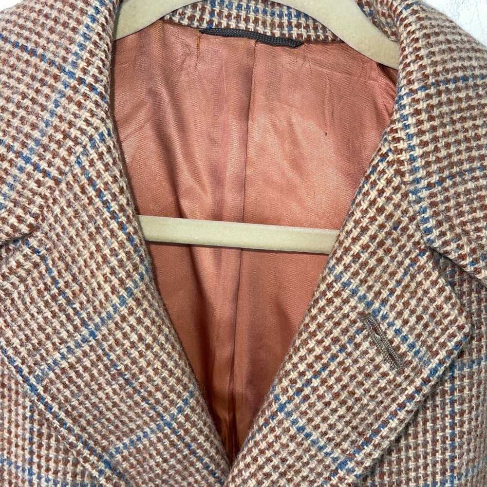 Harris Tweed Harris Tweed Vintage Mens Overcoat S… - image 5