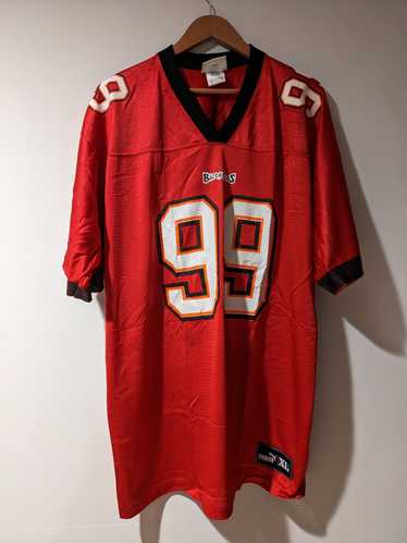 Super RARE Warren Sapp autographed Pro Bowl football jersey #99