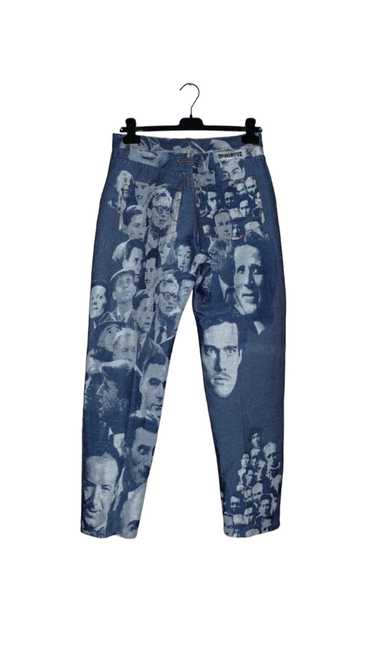 special!! Gaultier Jeans 転写 Print Denim Vintage 90's JPG Jean Paul GAULTIER Jeans / SS 1997 Runway