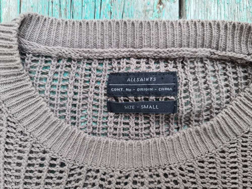 Allsaints AllSaints grid net sweater - image 2