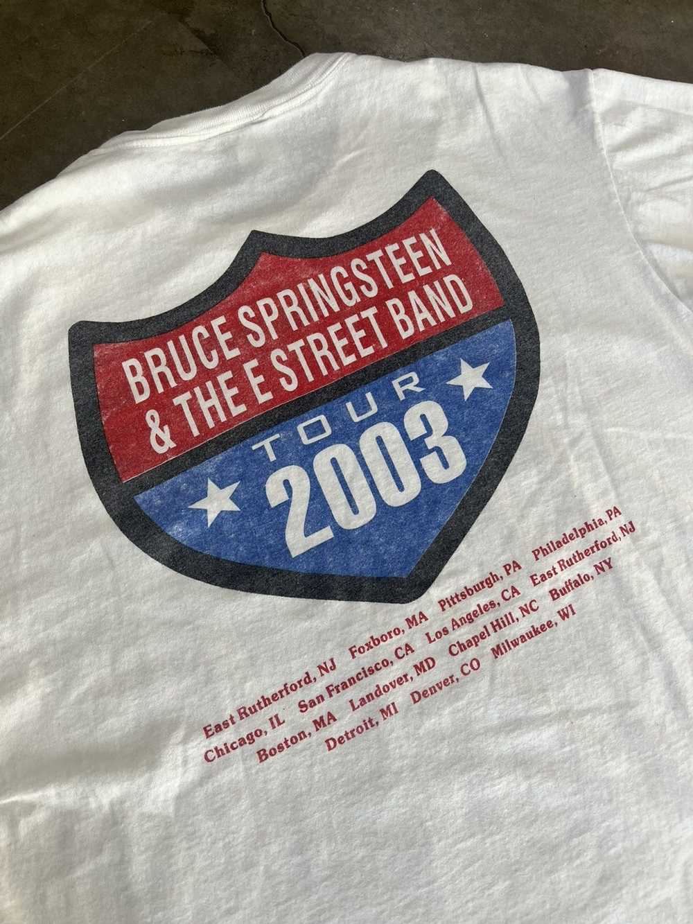 Band Tees × Vintage Vintage 2003 Bruce Springstee… - image 1