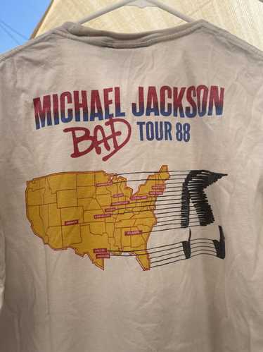 Michael Jackson michael jackson bad tour shirt