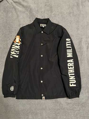 BAPE Tiger Jersey Top Jacket Black - Jugrnaut