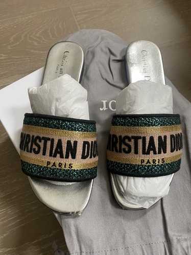 Dior サンダル DWAY ヒールミュール トワルドジュイ　US36 23cm Dior サンダル DWAY ヒールミュール トワルドジュイUS36 23cm