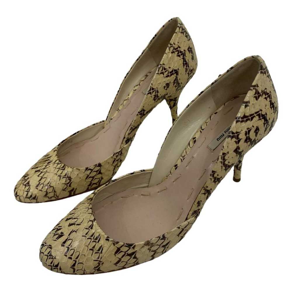 Miu Miu Python heels - image 1