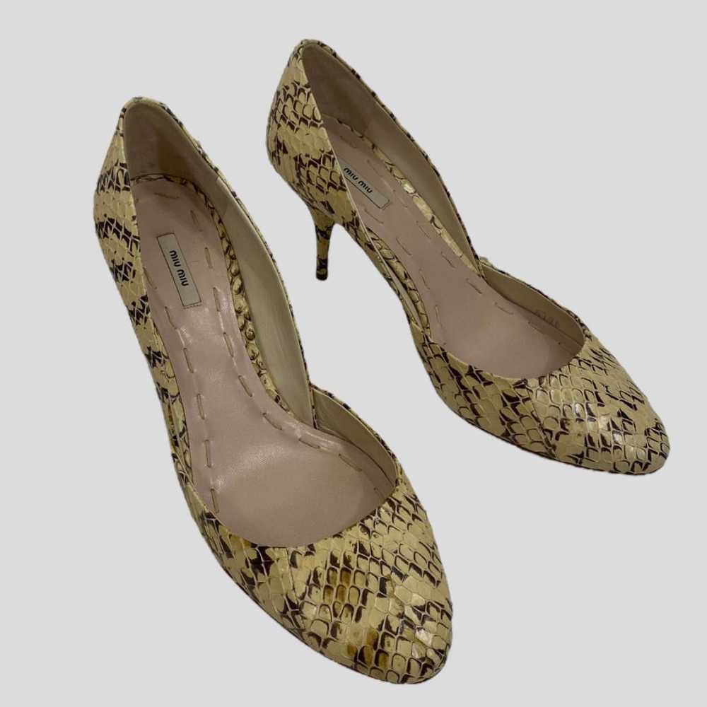 Miu Miu Python heels - image 3