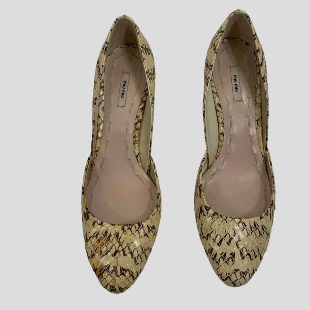 Miu Miu Python heels - image 4