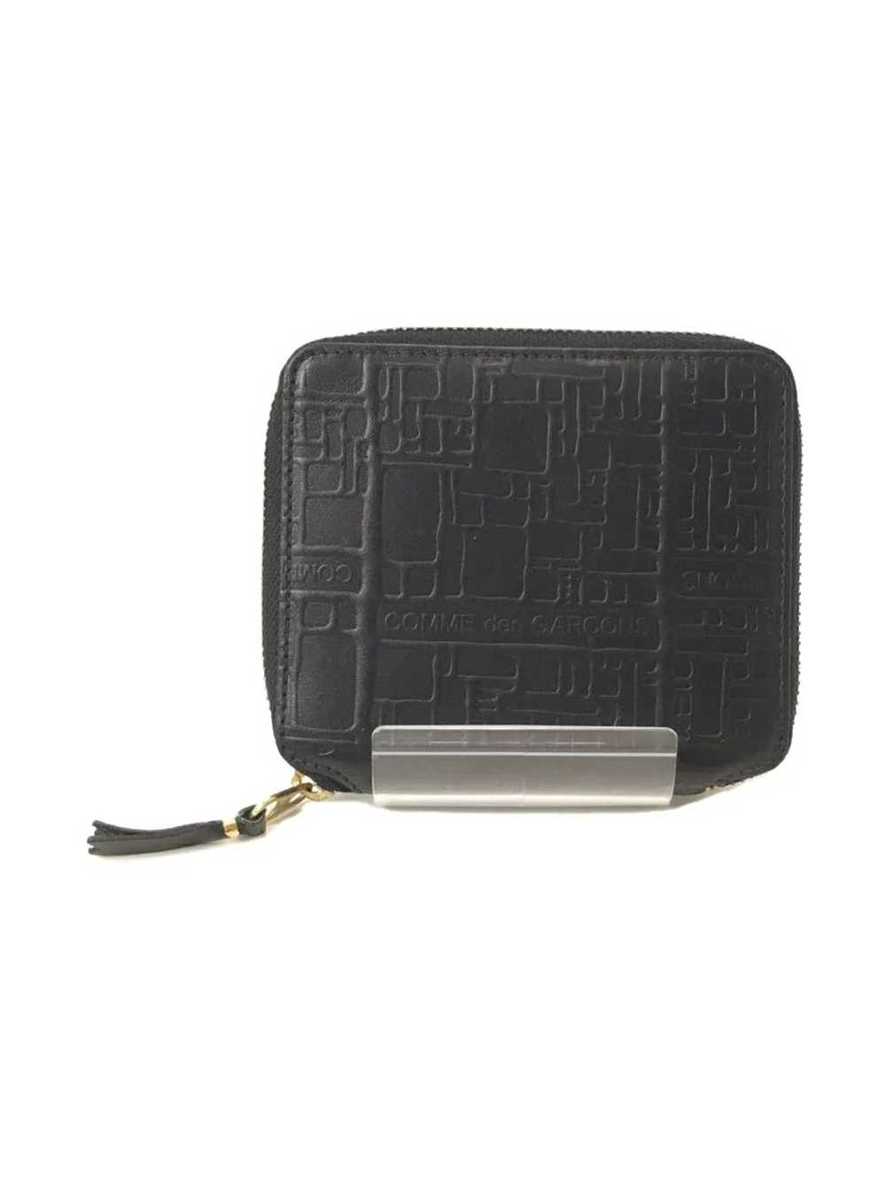 Comme des Garcons Wallets Black Bi-fold Design Le… - image 1