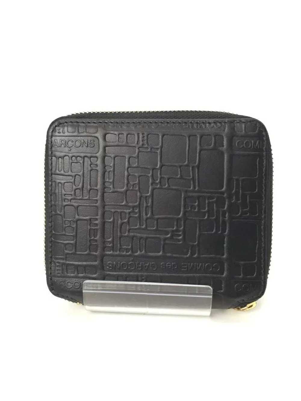 Comme des Garcons Wallets Black Bi-fold Design Le… - image 2