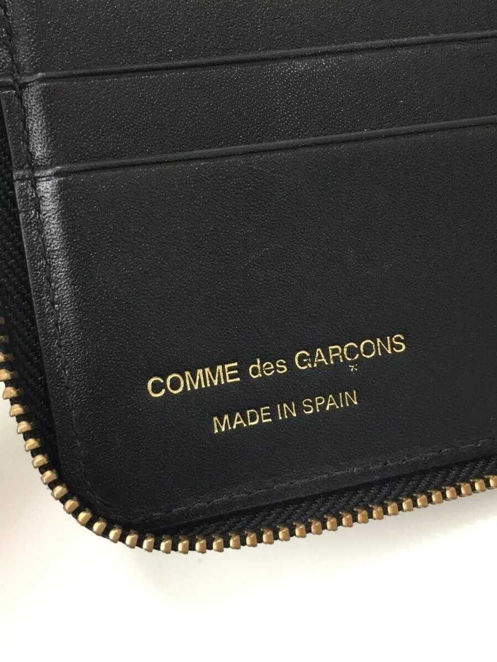 Comme des Garcons Wallets Black Bi-fold Design Le… - image 4