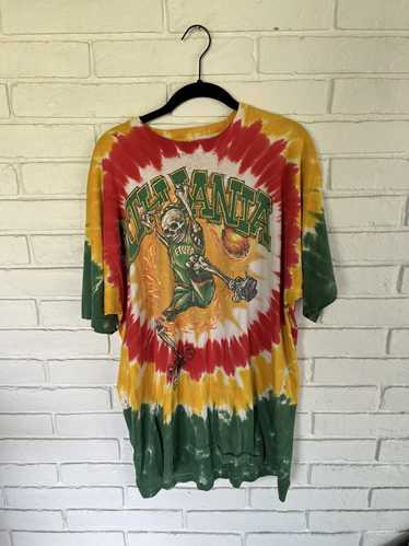 Vintage 1992 Lithuania Basketball T-Shirt Grateful Dead Tee XL Tie