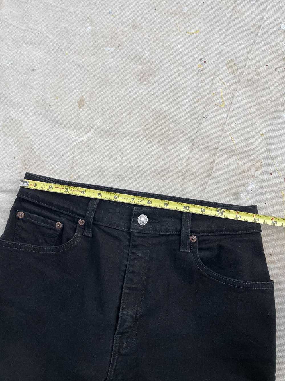 90's Levi's 550 Over-Dyed Black Jeans—[28x28] - image 5