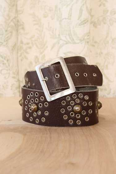 Sth. Vintage Bull Leather Belts / Leather Made in Spain